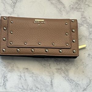 Kate Spade Tan Leather Wallet